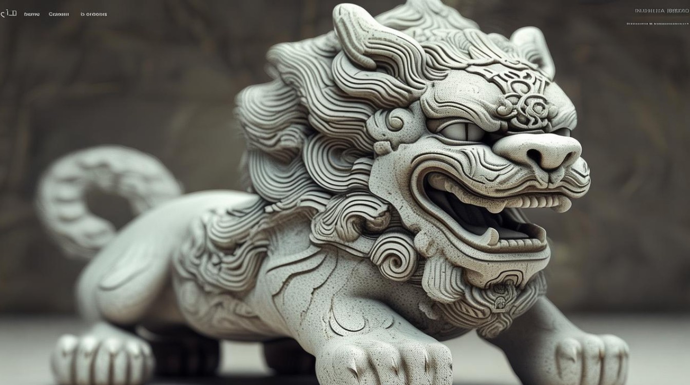 石狮设计图如何创新应用于现代网站建设中？-图1