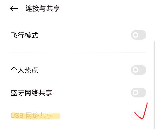 Windows USB共享网络，如何实现手机连接？-图2