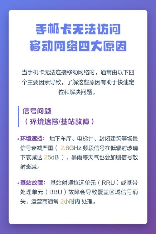 手机卡为何无法访问移动网络？-图1