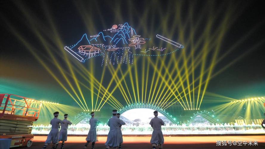 北京首次无人机编队表演-图2