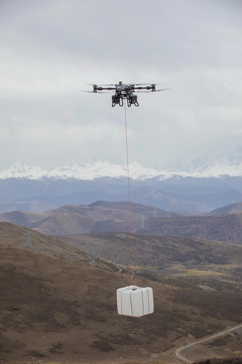 大疆工业放线无人机有何优势？-图2